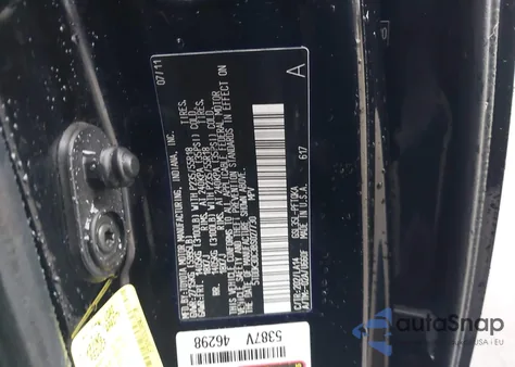 2011 Toyota Sienna Limited from USA, damaged, VIN 5TDDK3DC3BS027730